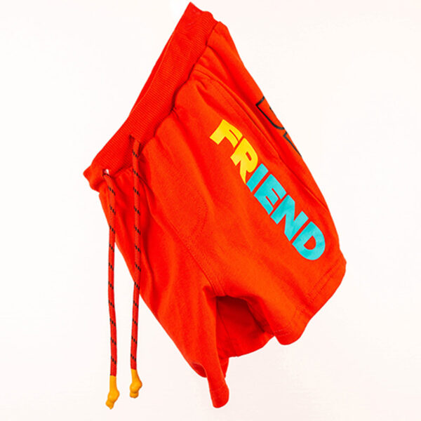Orange children's shorts - Image 3